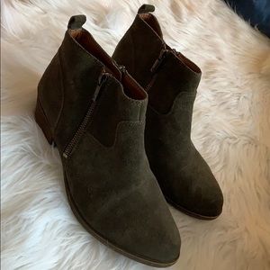 Lucky Brand Suede Booties